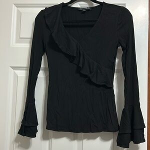 Great condition - Boston Proper - bell sleeve ribbed top - XS